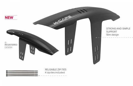 Polisport Voorspatbord X-Cape 26/27.5/29 Inch 82 Mm Zwart