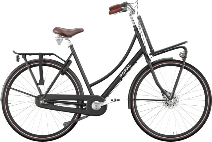 Popal Daily Dutch Prestige Dames 7V Rollerbrake  28 inch 47 cm matzwart
