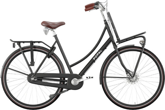Popal Daily Dutch Prestige Dames 7V Rollerbrake  28 inch 47 cm matzwart