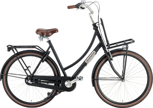 Popal Daily Dutch Prestige 57 Cm Dames 3V Terugtraprem matzwart 28 inch