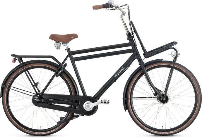 Popal Daily Dutch Prestige 57 Cm Heren 7V Rollerbrake matzwart 28 inch