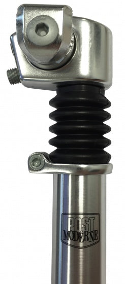 Laad de afbeelding in de Gallery-viewer, Post Moderne Zadelpen Verend 27,2 X 310 Mm Aluminium Zilver
