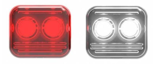 Reelight Fietsverlichting Ams Constant Staal Rood/Wit 4 Delig