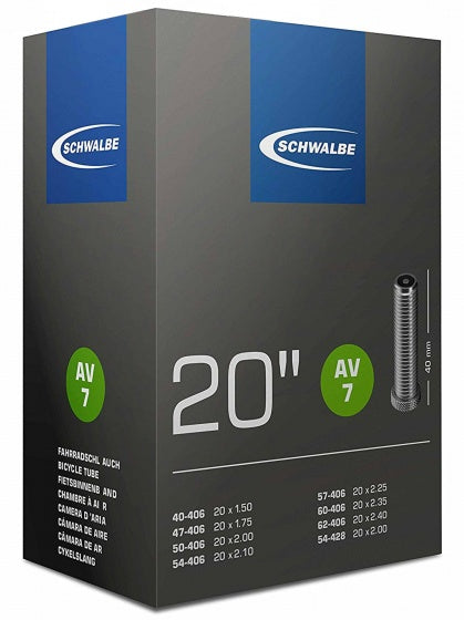 Schwalbe Binnenband 20 Inch (40/62-406, 54-428) Av 40 Mm