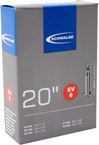 Schwalbe Binnenband 20 X 1 1/8-1.50 (28/40-406) Sv6 Fv 40 Mm