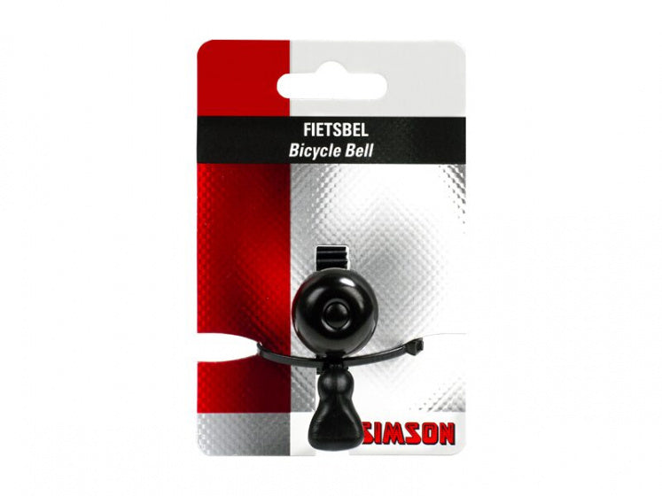 Laad de afbeelding in de Gallery-viewer, Simson Fietsbel Micro 23 Mm Koper Zwart
