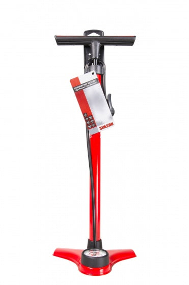 Laad de afbeelding in de Gallery-viewer, Simson Fietspomp Excellent Hogedruk 60 Cm Rood
