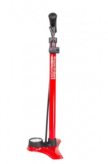 Laad de afbeelding in de Gallery-viewer, Simson Fietspomp Excellent Hogedruk 60 Cm Rood
