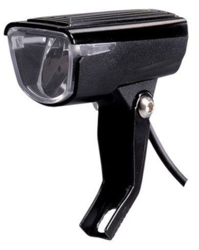 Simson Koplamp Luna E-Bike Led 6 Cm Voorvork 25 Lux Zwart