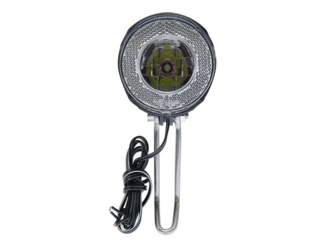 Simson Koplamp Round Naafdynamo 7 Lux Led Zwart