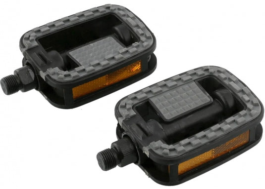Simson Pedalen Set Metropool 9/16 Inch Grijs/Zwart