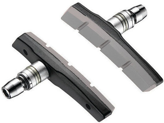 Laad de afbeelding in de Gallery-viewer, Simson Remblokken V-Brake 80 X 13 Mm Zwart/Grijs 2 Stuks
