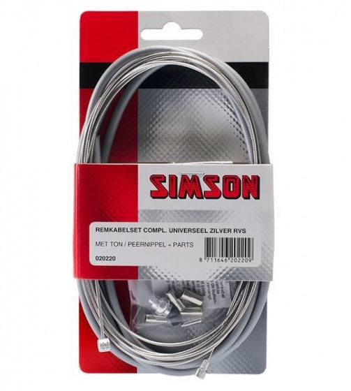 Simson Remkabelset Universeel 1,70 Meter Grijs
