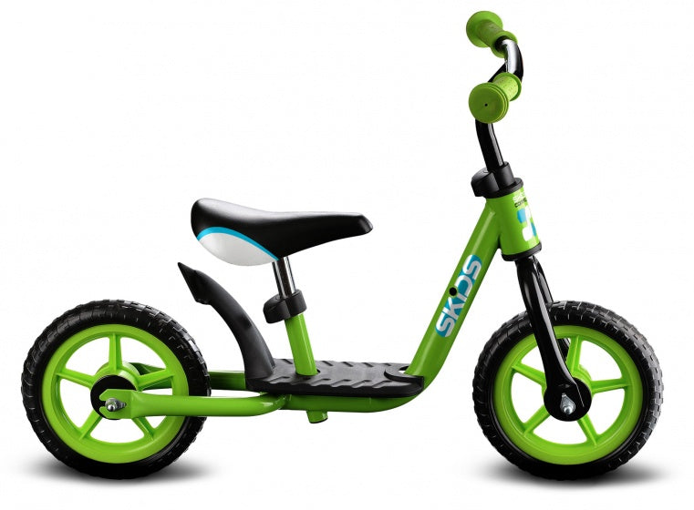 Laad de afbeelding in de Gallery-viewer, Skids Control Loopfiets 10 Inch Junior Groen/Zwart
