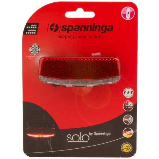 Spanninga Achterlicht Solo Xb Zwart