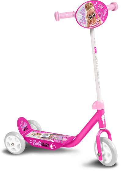 Laad de afbeelding in de Gallery-viewer, Stamp 3-Wiel Kinderstep Barbie Meisjes Roze
