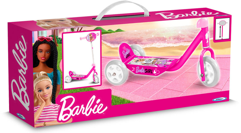 Laad de afbeelding in de Gallery-viewer, Stamp 3-Wiel Kinderstep Barbie Meisjes Roze
