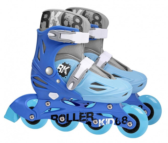 Skids Control Inline Skates Verstelbaar Lichtblauw Maat 30-33