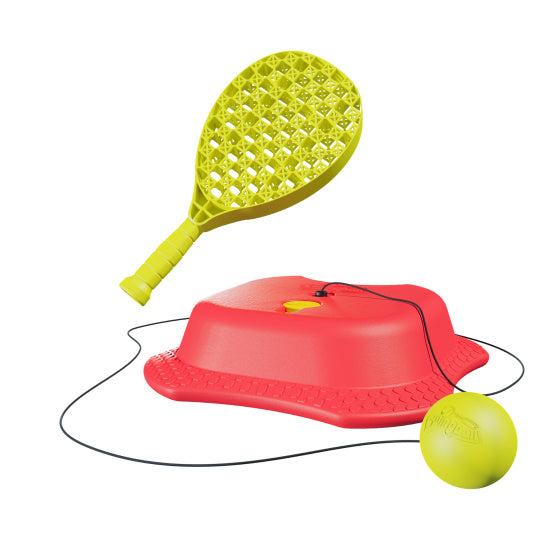 Laad de afbeelding in de Gallery-viewer, Swingball Reflex Tennistrainer Met All Surface Basis Rood/Geel
