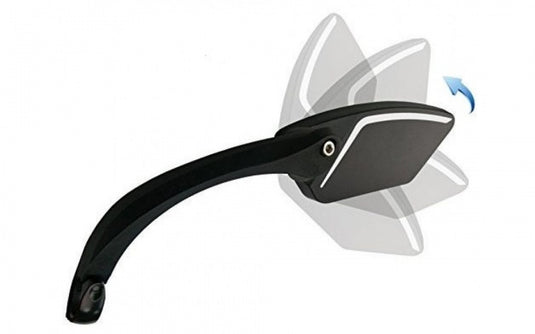 Vwp Fietsspiegel Verstelbaar E-Bike 12 Cm Links Zwart
