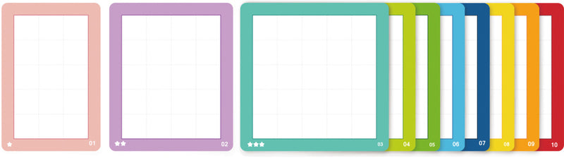 Laad de afbeelding in de Gallery-viewer, Tooky Toy Kubuspuzzel 10 Levels Educatief Houten Denkspel 23-Delig
