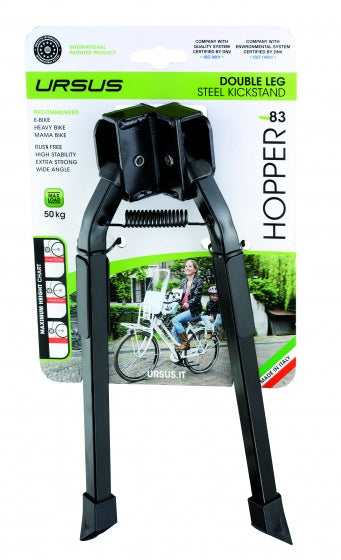 Laad de afbeelding in de Gallery-viewer, Ursus Standaard Hopper Staal 28 Inch Zwart
