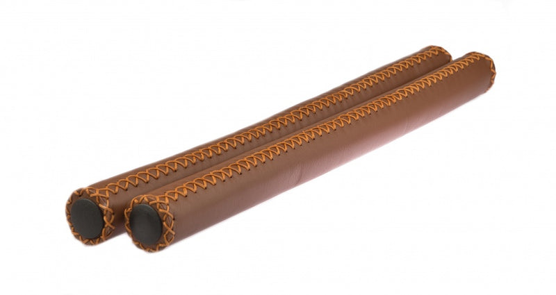 Laad de afbeelding in de Gallery-viewer, Velo Stuurgrepen Leer 40 Cm Ø22,2 Mm Per Set
