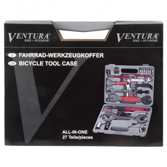 Laad de afbeelding in de Gallery-viewer, Ventura Gereedschapskoffer Bike And Outdoor 37-Delig

