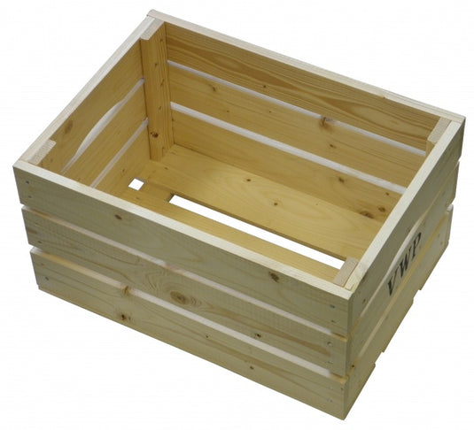 Vwp Fietskrat Hout Naturel 40 Liter