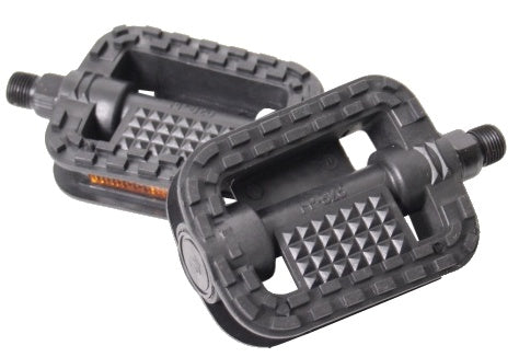 Laad de afbeelding in de Gallery-viewer, Vwp Platformpedaal Stadsfiets Fp-826 9/16 Inch Zwart Per Set
