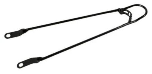 Vwp Spatbordstang Achter Staal 28 Inch Zwart