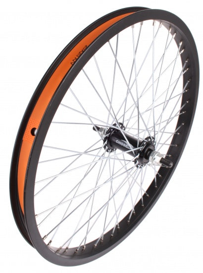 Laad de afbeelding in de Gallery-viewer, Vwp Voorwiel Freestyle 20 Inch Aluminium 48G Zwart
