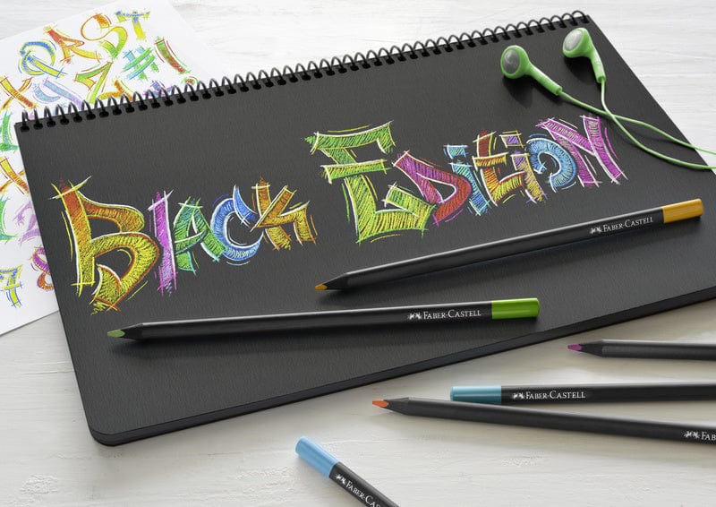 Laad de afbeelding in de Gallery-viewer, Faber Castell Fc-116424 Kleurpotloden Black Edition In Etui 24 Stuks
