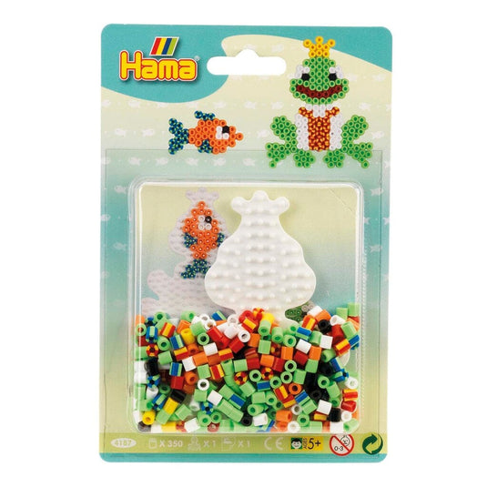 Hama Strijkkralen Kikker En Vis Set 350 Stuks