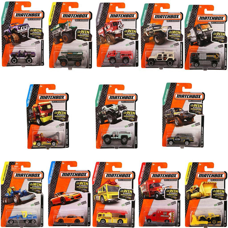 Laad de afbeelding in de Gallery-viewer, Mattel Matchbox Die-Cast Auto Assorti
