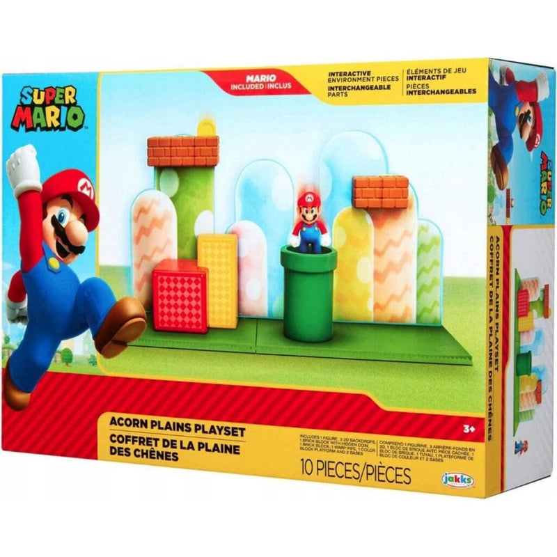 Laad de afbeelding in de Gallery-viewer, Jakks Super Mario Acorn Plains Actieset + Mario Figuur
