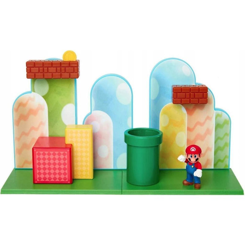 Laad de afbeelding in de Gallery-viewer, Jakks Super Mario Acorn Plains Actieset + Mario Figuur
