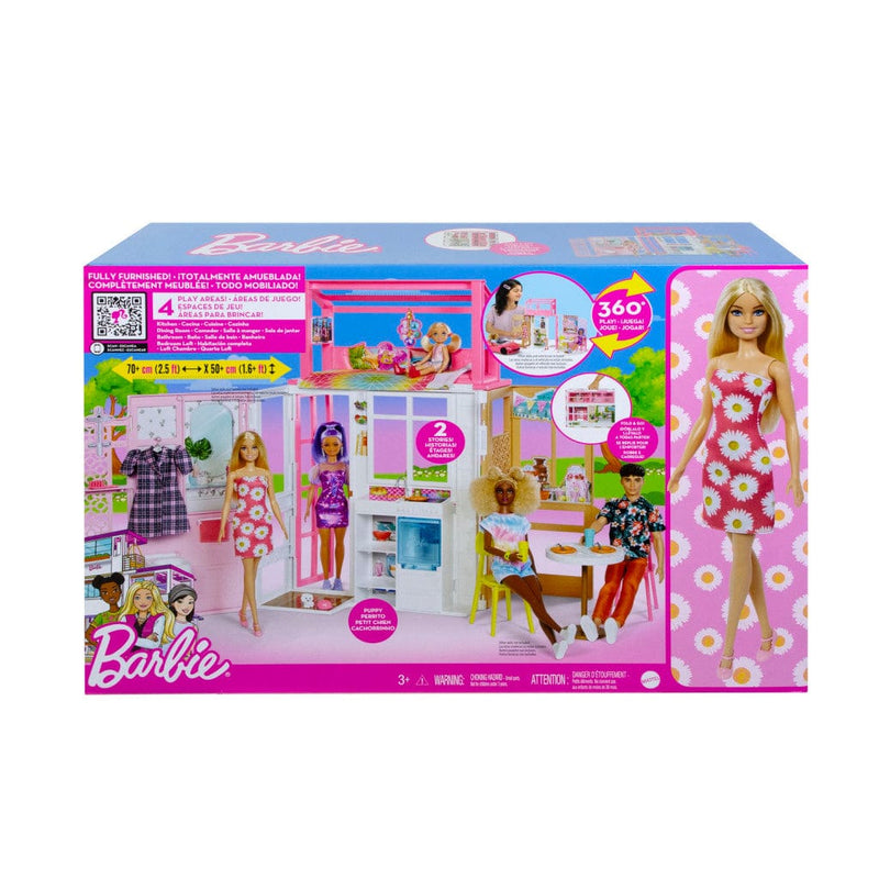 Laad de afbeelding in de Gallery-viewer, Barbie Huis Met Pop
