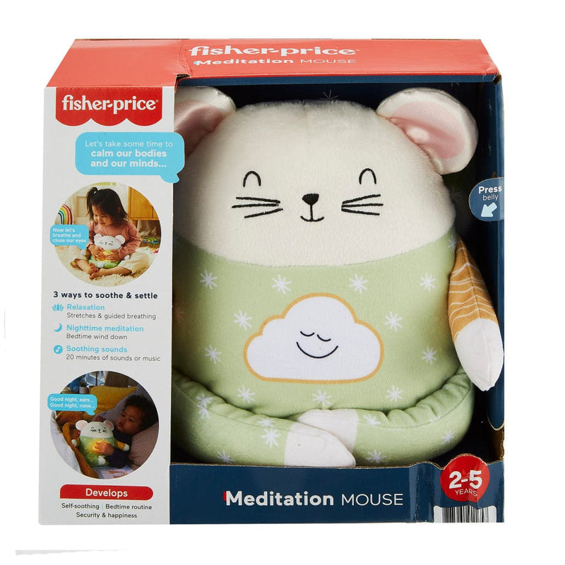 Laad de afbeelding in de Gallery-viewer, Fisher Price Meditatie Knuffel Muis + Licht En Geluid
