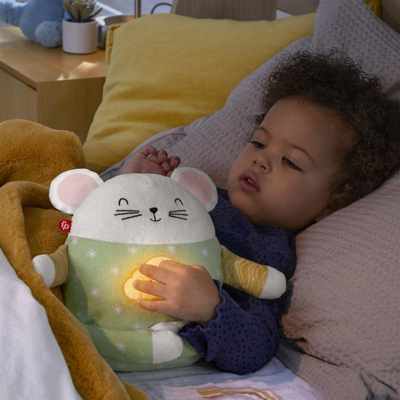 Laad de afbeelding in de Gallery-viewer, Fisher Price Meditatie Knuffel Muis + Licht En Geluid
