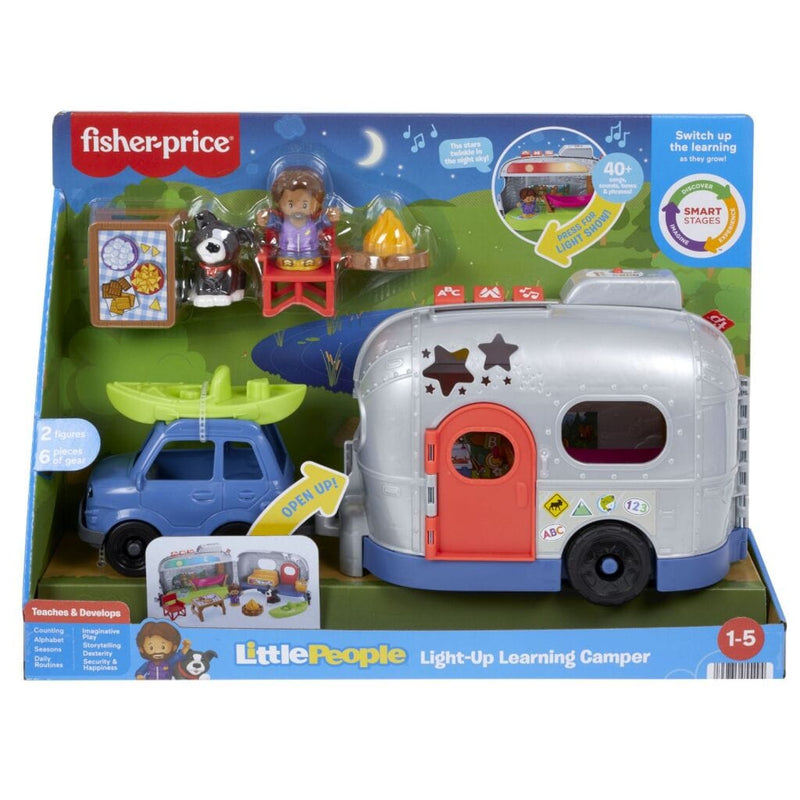 Laad de afbeelding in de Gallery-viewer, Fisher Price Little People Camper + Licht En Geluid
