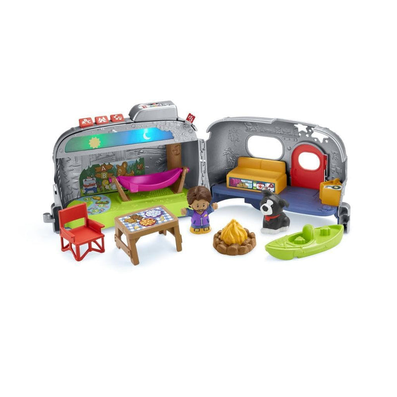 Laad de afbeelding in de Gallery-viewer, Fisher Price Little People Camper + Licht En Geluid
