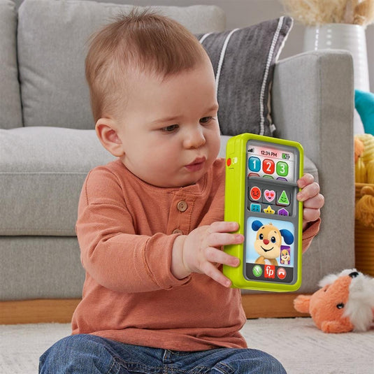 Fisher Price 2In1 Slepen En Leren Smartphone + Licht En Geluid