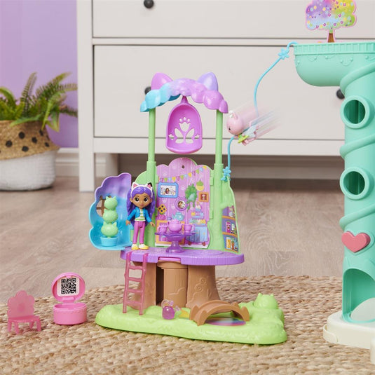 Spin Master Gabbys Dollhouse Kittys Fairys Garden Treehouse