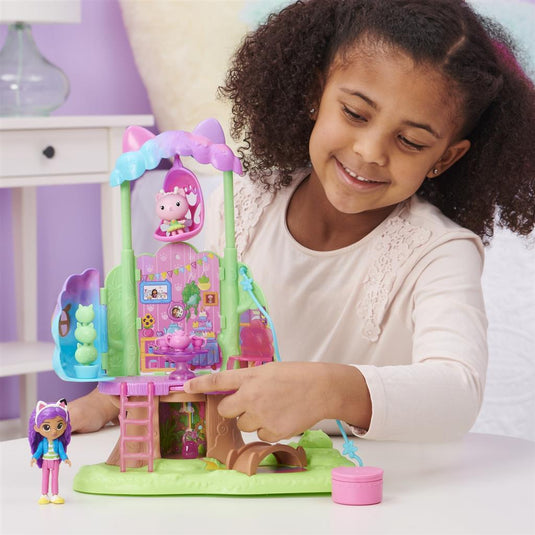 Spin Master Gabbys Dollhouse Kittys Fairys Garden Treehouse