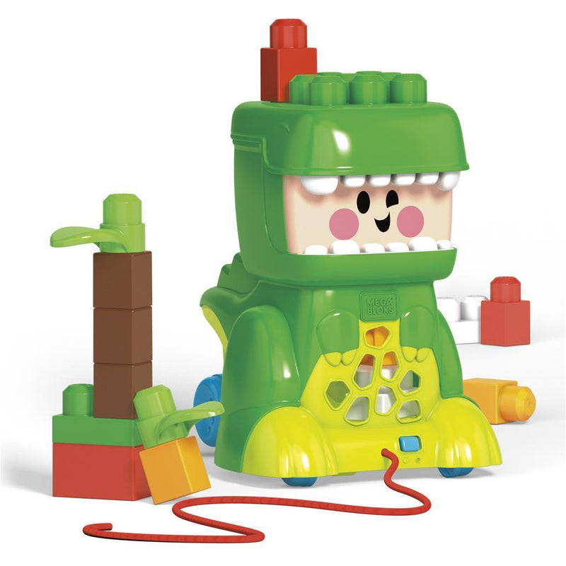 Laad de afbeelding in de Gallery-viewer, Mega Bloks Jammy Stackers T-Rex + Geluid
