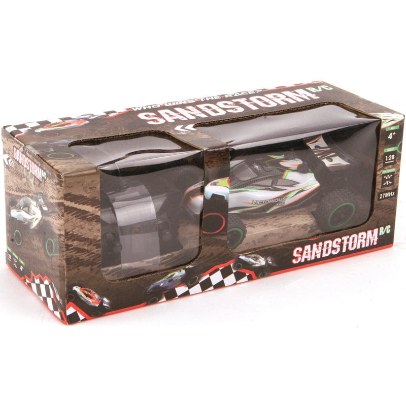 Laad de afbeelding in de Gallery-viewer, Basic Sandstorm 2-Kanaals 4-Wheel Drive Rc Buggy 1:18 Assorti
