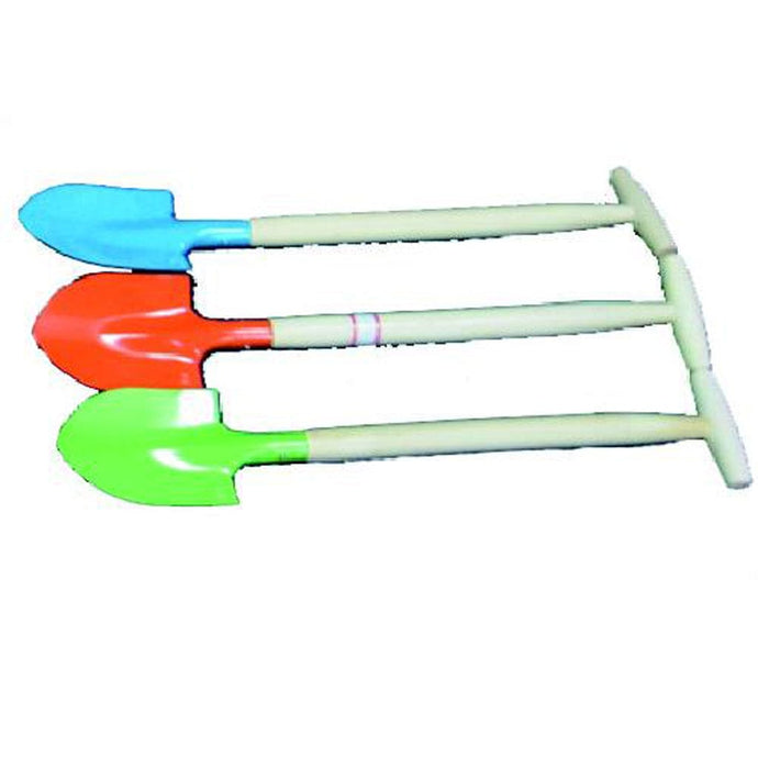 Basic Metalen Schep Met Houten Steel 67 Cm Assorti