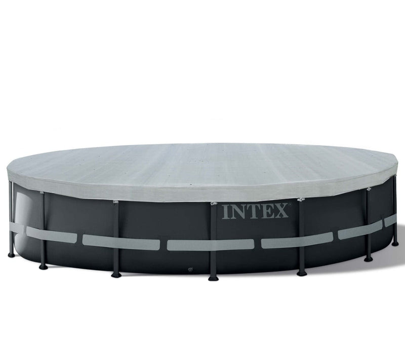Laad de afbeelding in de Gallery-viewer, Intex Afdekzeil Deluxe Voor Frame Zwembaden-Frame Zwembaden Ø 488 Cm
