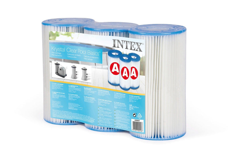 Laad de afbeelding in de Gallery-viewer, Intex A Filtercartridge Klein 3-Pack

